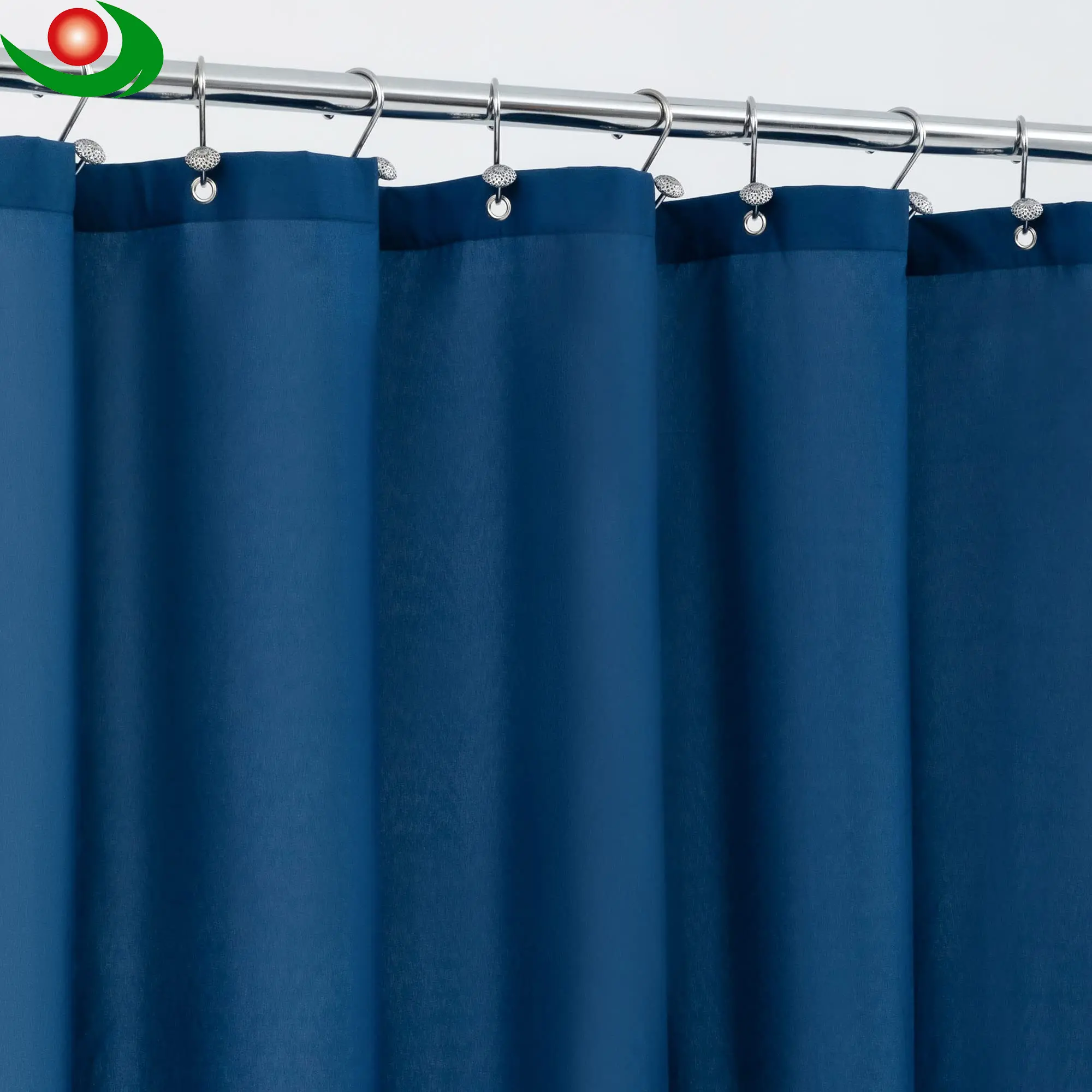 Transform Your Bathroom with Elegance – Deep Blue Shower Curtains
