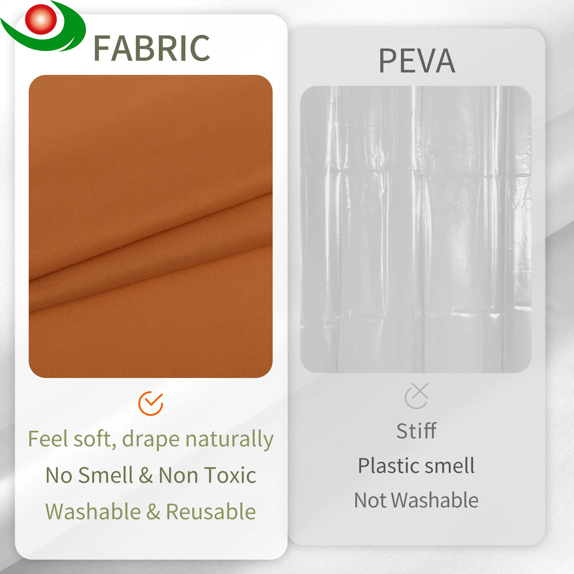 Fabric shower curtain1